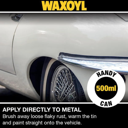 Hammerite Underbody Seal With Waxoyl. One Coat Rust Inhibitor 500Ml Tin