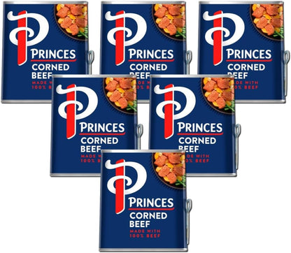 Princes Corned Beef | 100% Beef | 6 x 340g