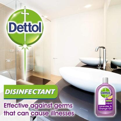 Dettol Disinfectant Liquid Lavender & Orange Oil 500ml - UK BUSINESS SUPPLIES