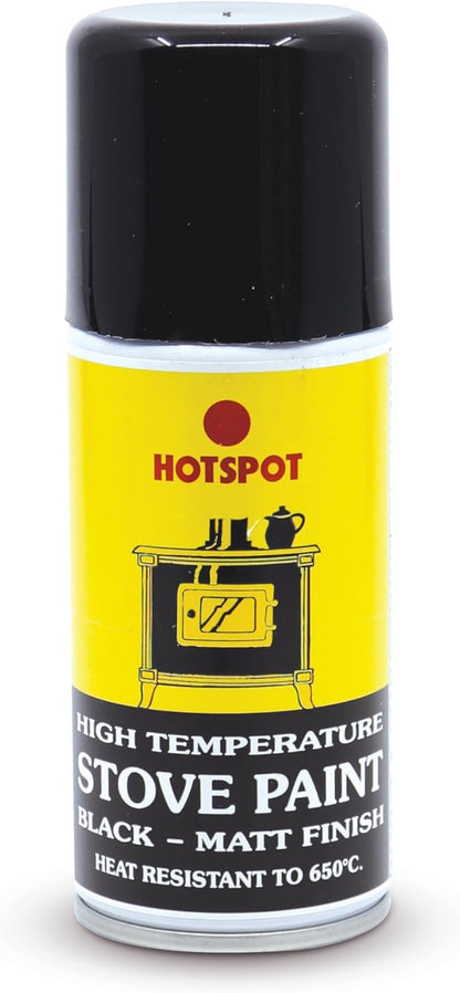 Hotspot Stove Paint Matt Black 250ml Aerosol