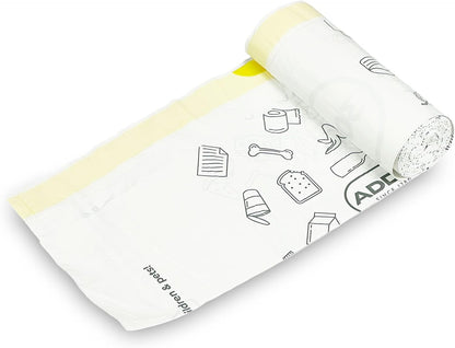 Addis 30L Bin Liners with Drawstring | 15 Bags x 30L