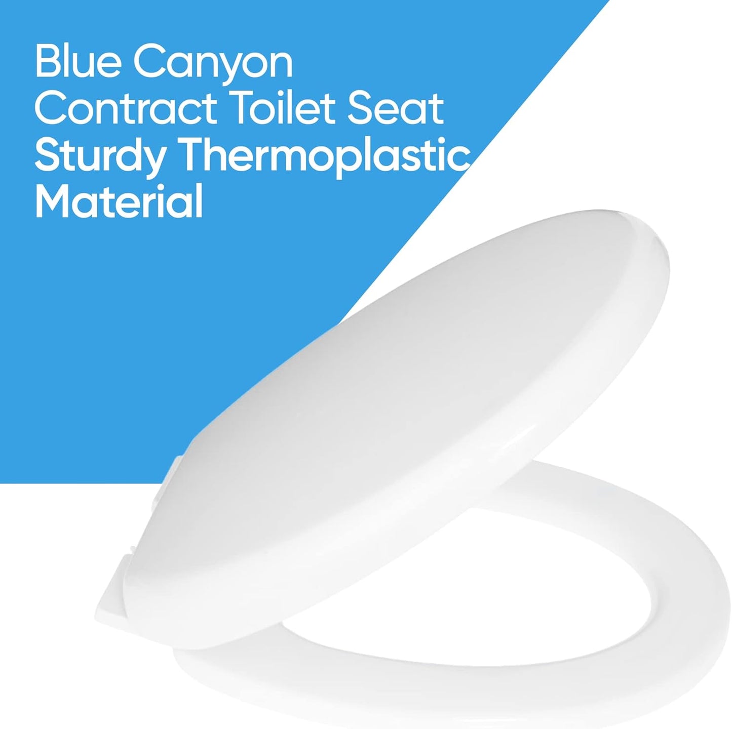Blue Canyon Contract Thermoplastic Toilet Seatsoft Close Toilet Seat White