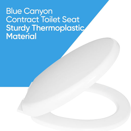 Blue Canyon Contract Thermoplastic Toilet Seatsoft Close Toilet Seat White