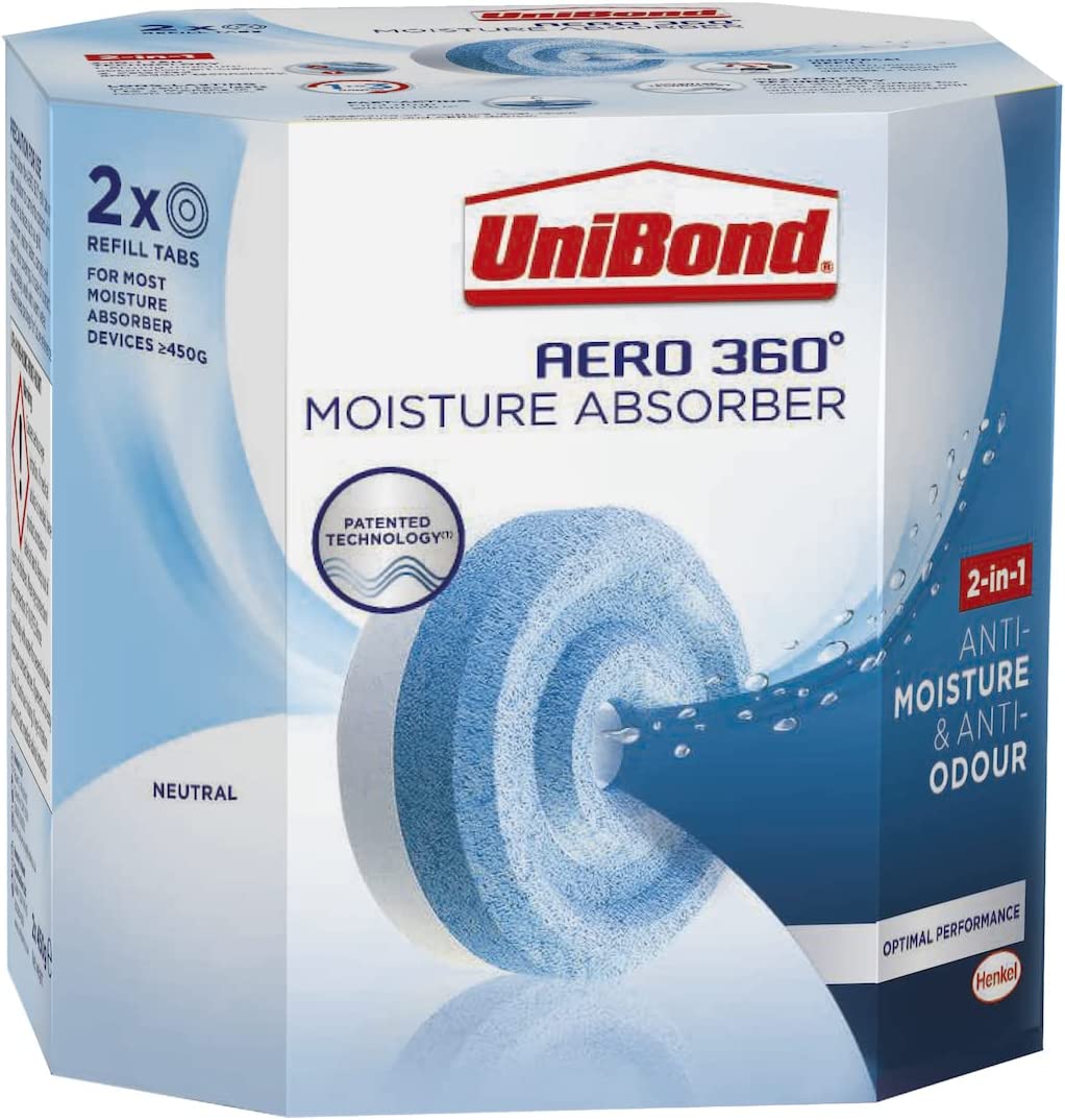 Unibond AERO 360° Moisture Absorber Neutral Refill Tablet