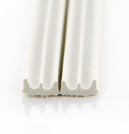 E Strip Self-Adhesive Rubber Seal – 5m Roll - Draught Excluder for Doors & Windows