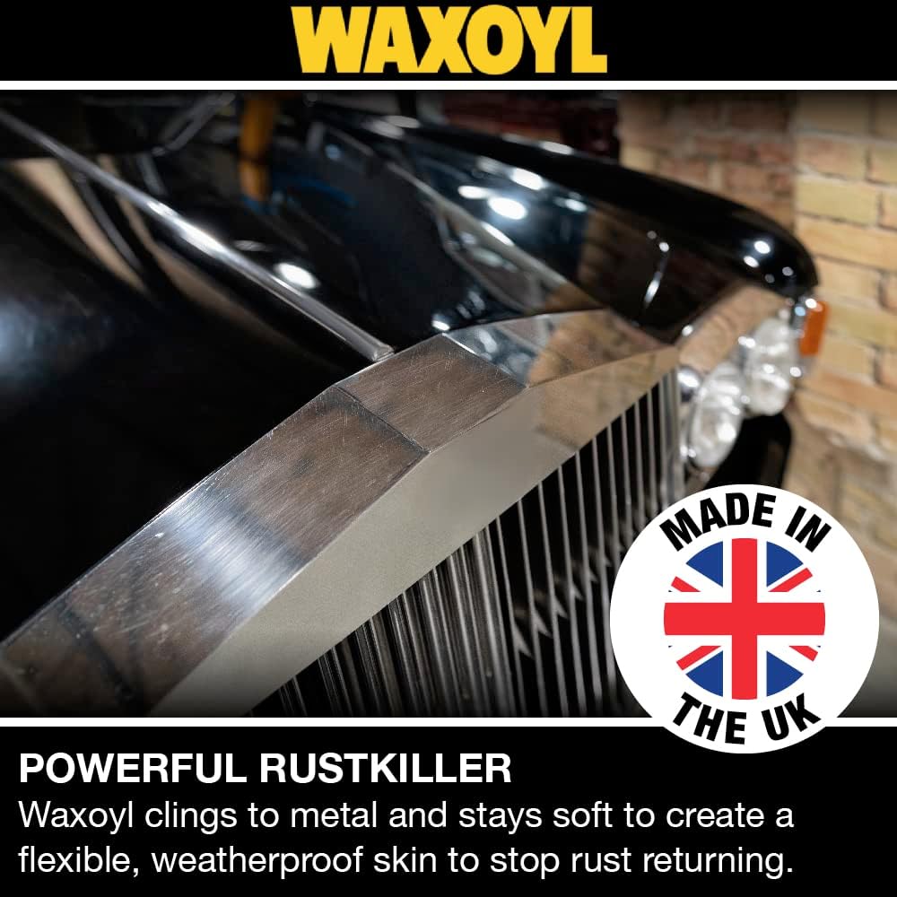 Hammerite Underbody Seal With Waxoyl. One Coat Rust Inhibitor 500Ml Tin