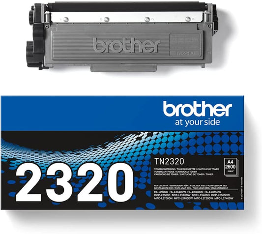 Brother TN-2320 (2600 Page Yield) Laser Toner Cartridge (Black)