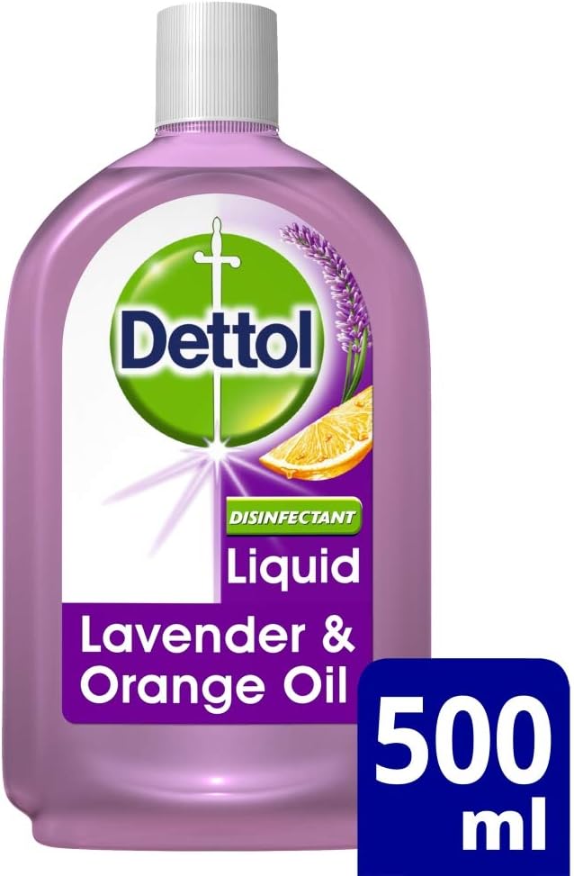 Dettol Disinfectant Liquid Lavender & Orange Oil 500ml - UK BUSINESS SUPPLIES
