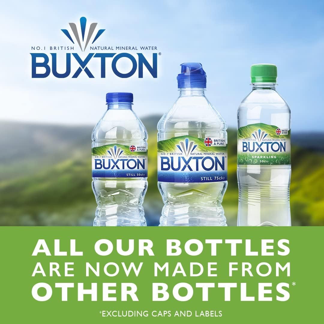 Buxton Still Mineral Water 50cl Plastic Bottles (Pack of 24)