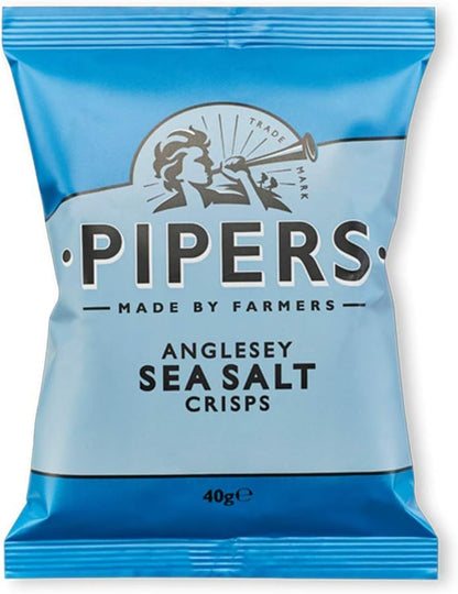 Pipers Gluten-Free Angelsey Sea Salt Crisps Multi-Pack | 24 x 40g