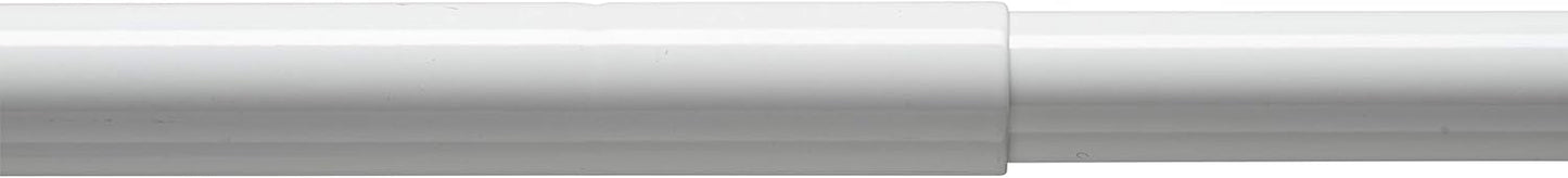 Croydex Croy Curt Rod 8.6' Wht Ad1020.22, White, 1100-2600Mm