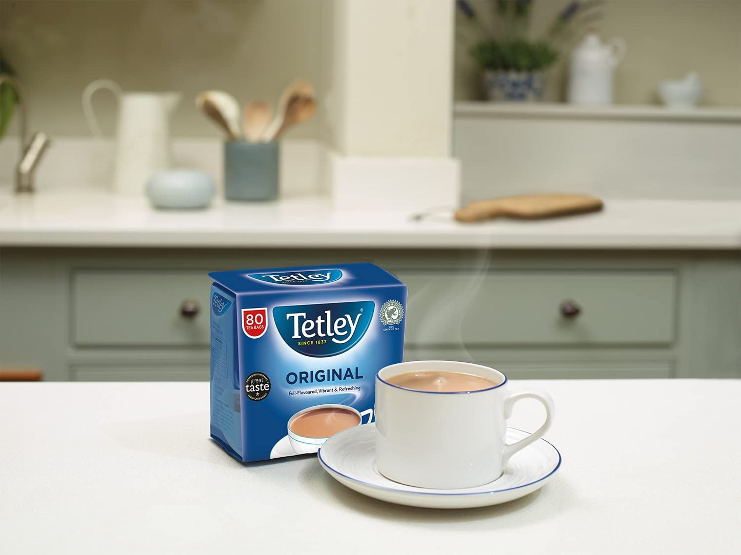 Tetley 80s 2-Cup Tea Bags Retail 250g - UK BUSINESS SUPPLIES