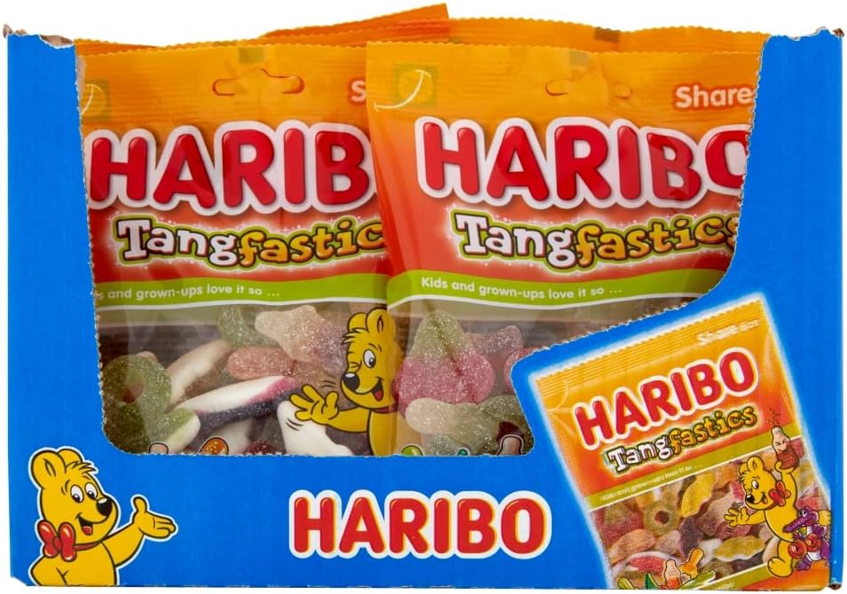 Haribo Tangfastics Sweets Sharing Bag 160g
