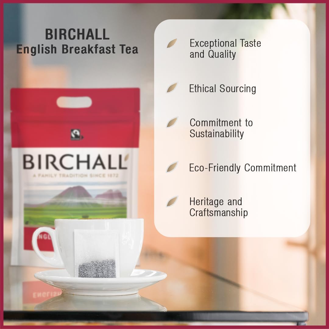 Birchall Premium Fairtrade English Breakfast Tea 1100's
