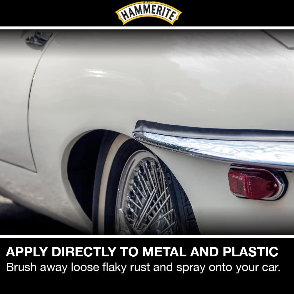 Hammerite Stone Chip Shield Underbody Black Metal Paint  600Ml Aerosol