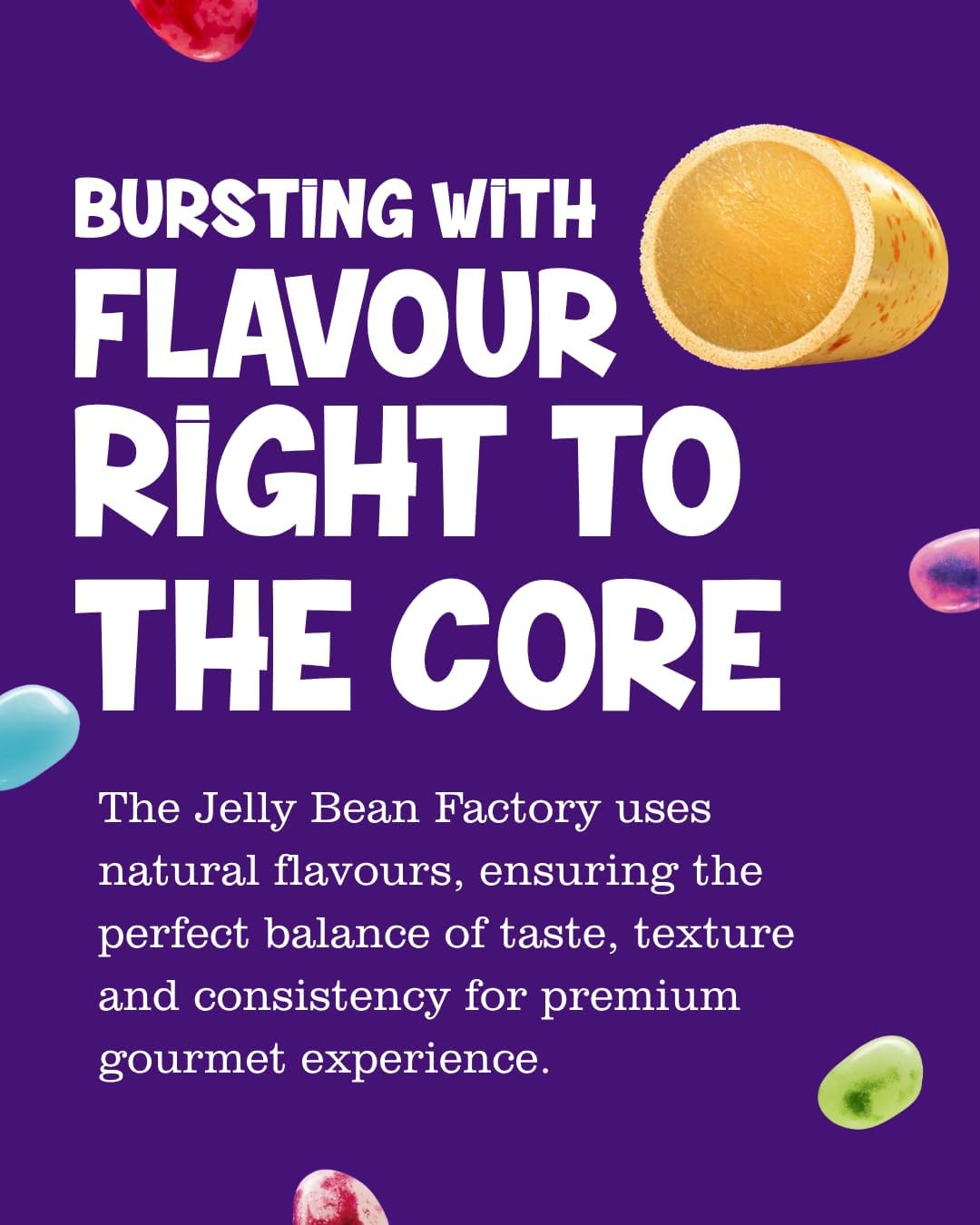 The Jelly Bean Factory, Jelly Beans | Mixed 36 Flavours | 1 x 700g Jar