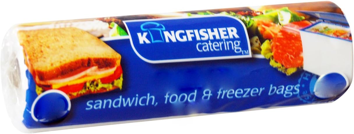 Kingfisher KC45FB Food Freezer Sandwich Bags Giant Roll Of 45 {30.5cm x 30cm}