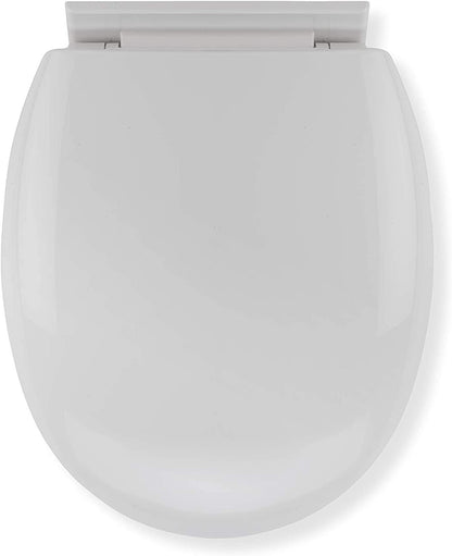 Croydex White Plastic Antibacterial Toilet Seat HYGI WL400022H {Reduced to Clear}
