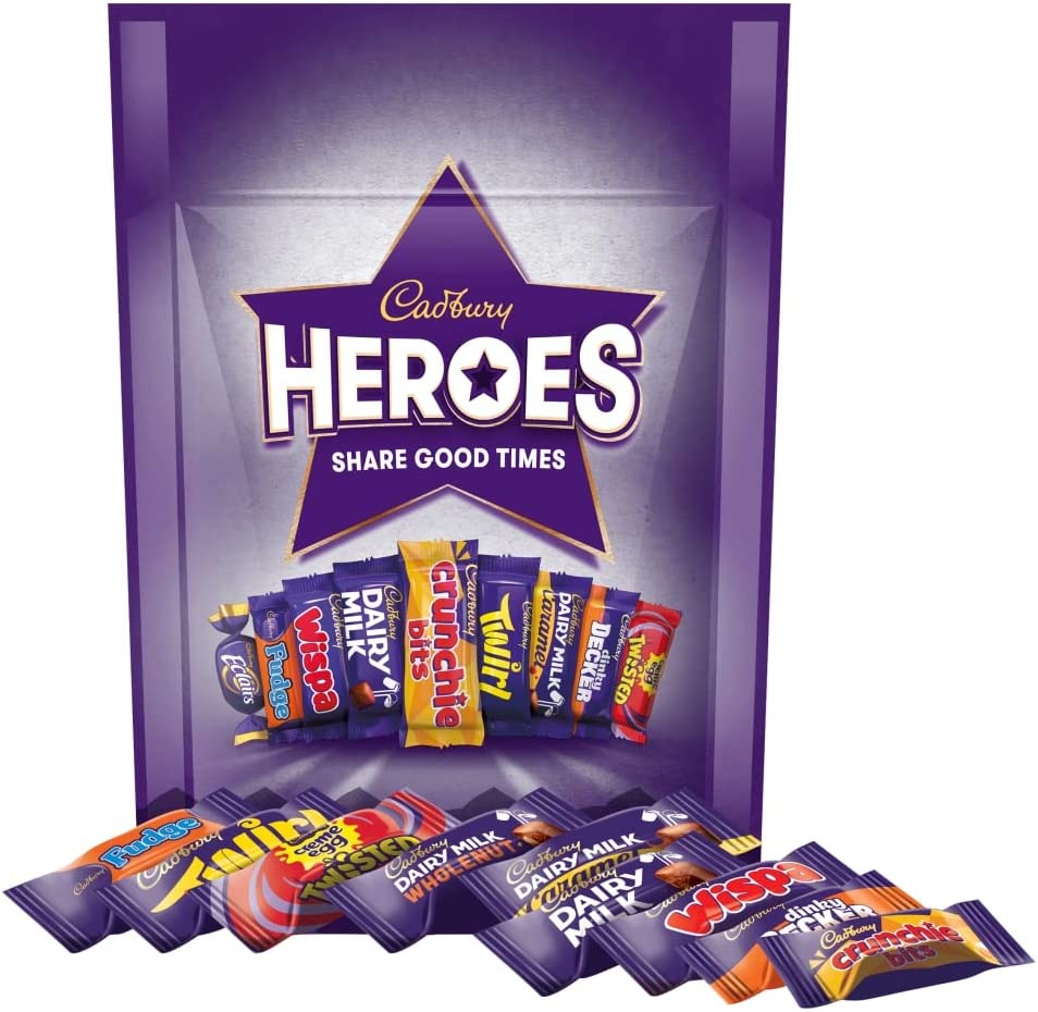 Cadbury Dairy Milk Heroes Pouch, 357g - UK BUSINESS SUPPLIES