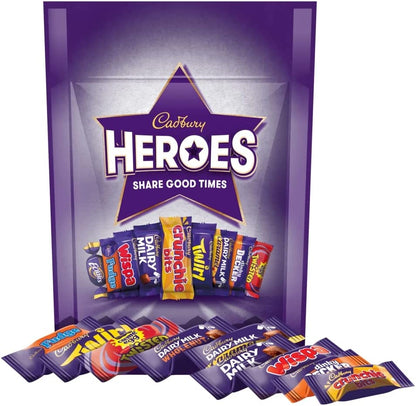 Cadbury Dairy Milk Heroes Pouch, 357g - UK BUSINESS SUPPLIES