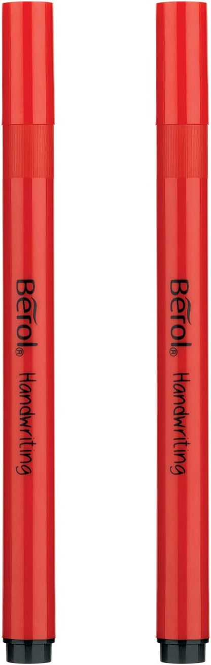 Berol Handwriting Pen Twin Blister Card Black (Pack of 2) S0672930