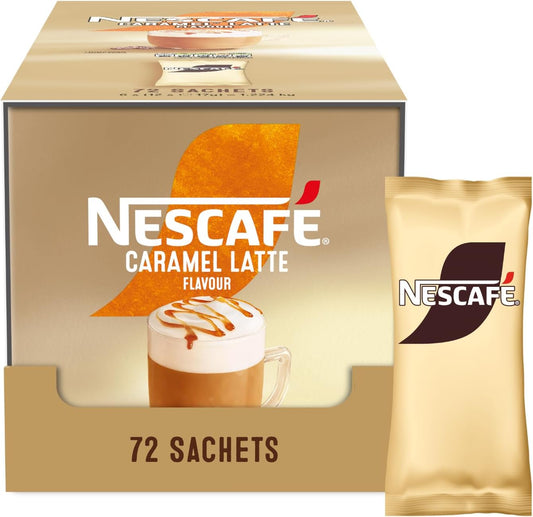 NESCAFÉ Latte Caramel Instant Gold Coffee 72 x Sachets