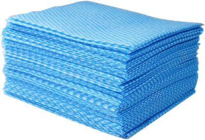 Janit-X/Optima Heavyweight All Purpose Non Woven Cloth 500x360mm Blue (Pack of 50)