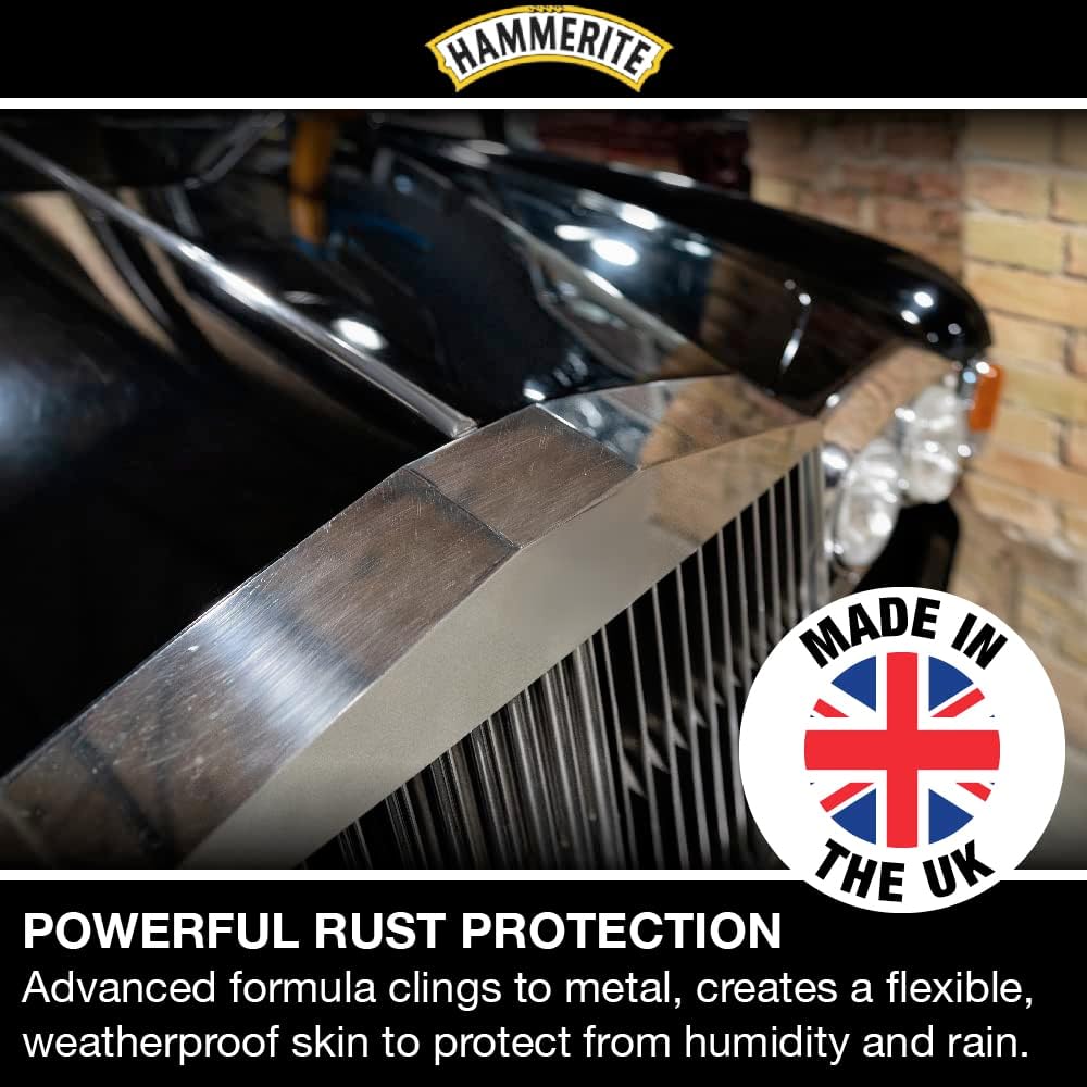 Hammerite Stone Chip Shield Underbody GREY Metal Paint  600Ml Aerosol