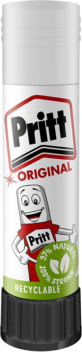 Pritt Glue Stick 11g | Safe & Child-Friendly Craft Glue | Ideal for Arts & Crafts Activities