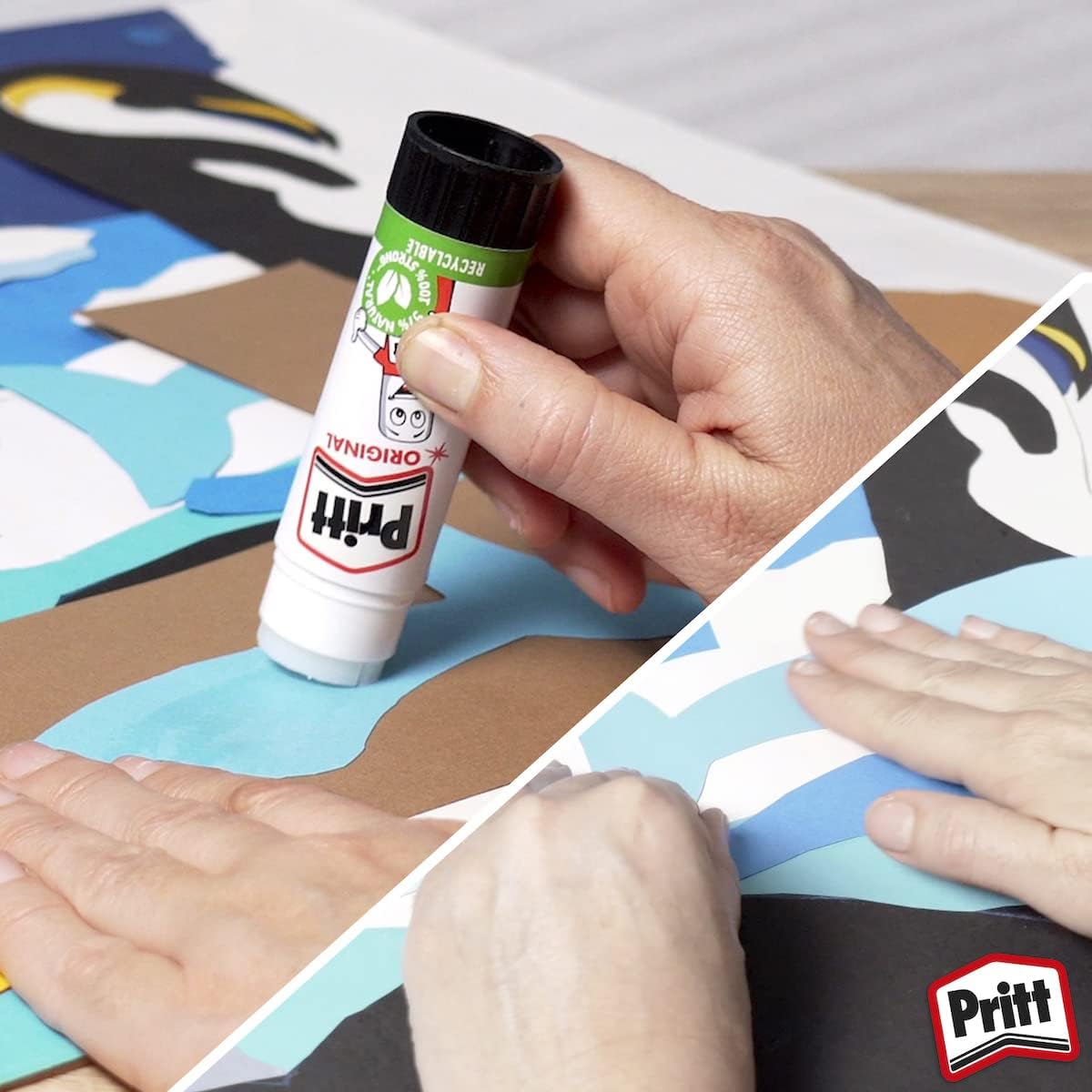 Pritt Glue Stick 11g | Safe & Child-Friendly Craft Glue | Ideal for Arts & Crafts Activities