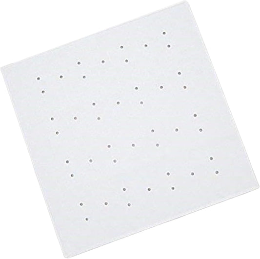 Blue Canyon Nonslip Antibacterial Rubber Shower Mats 53X53 Cm White