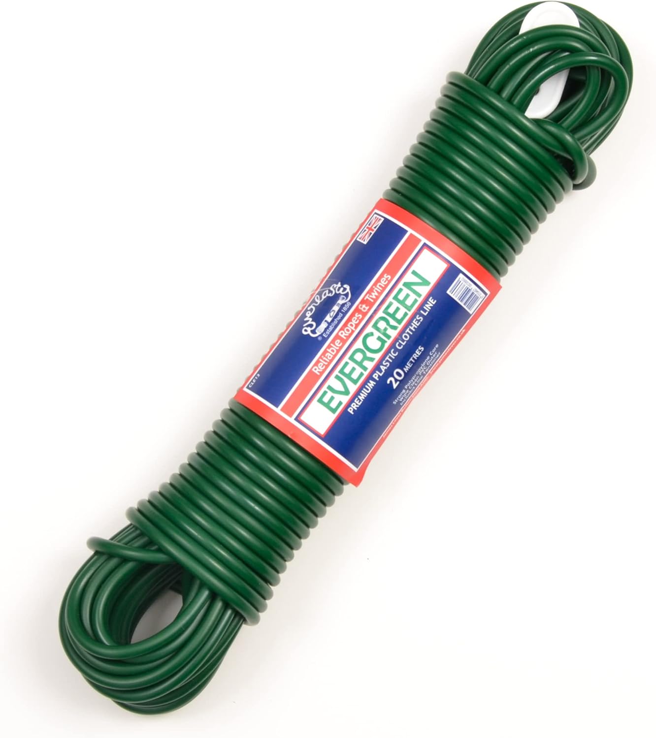 Everlasto 'Evergreen' Premium Quality PVC Clothesline Washing Line 4.8mm x 20m