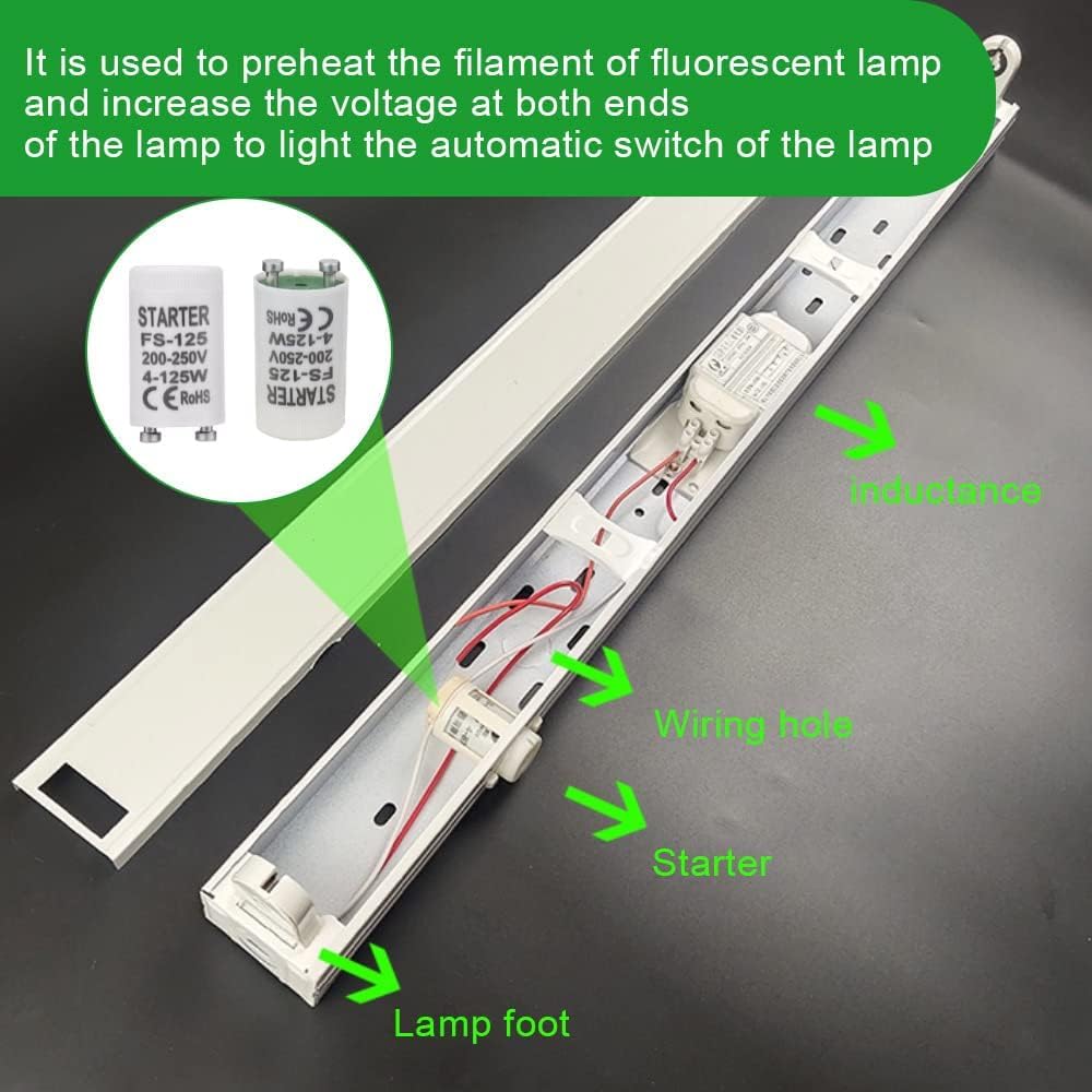 Dencon Electrical Single Fluorescent Tube Starter FS-125