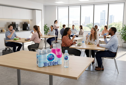 Nestle Pure Life Bottled Water 10 x 330ml Sports Cap