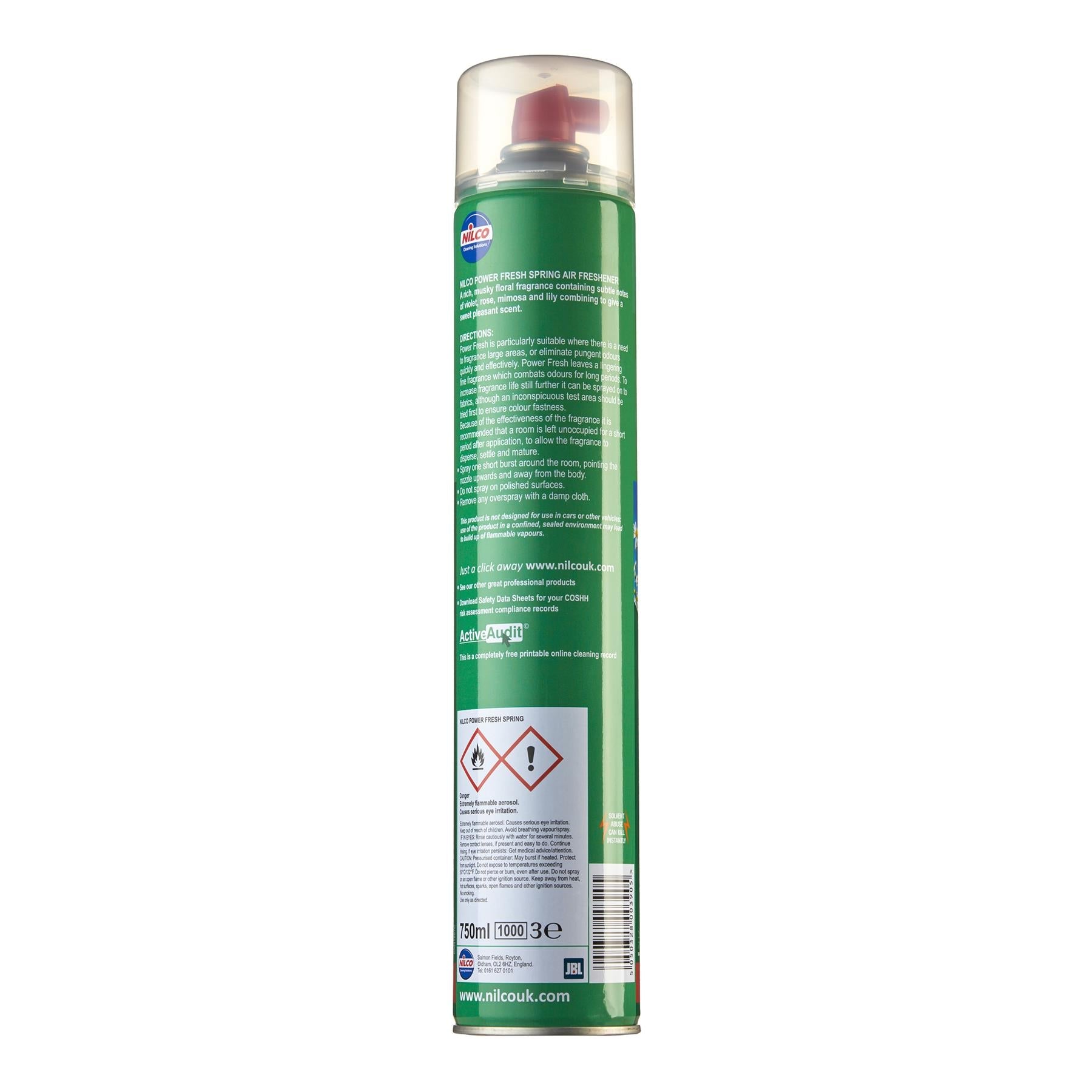 Nilco H12 High Power Fresh Spring Bouquet Air Freshener 750ml - UK BUSINESS SUPPLIES