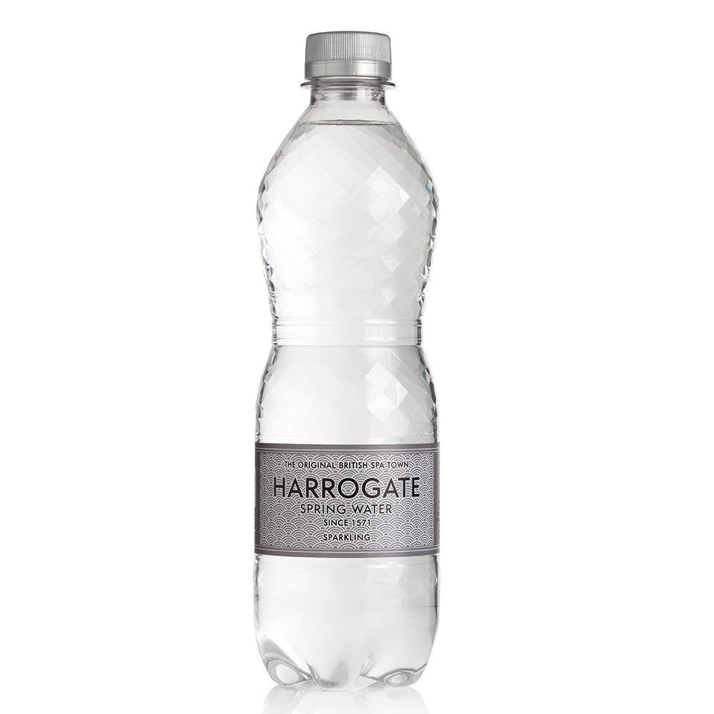 Harrogate Sparkling Spring Water 500ml Plastic Bottle (Pack of 24)