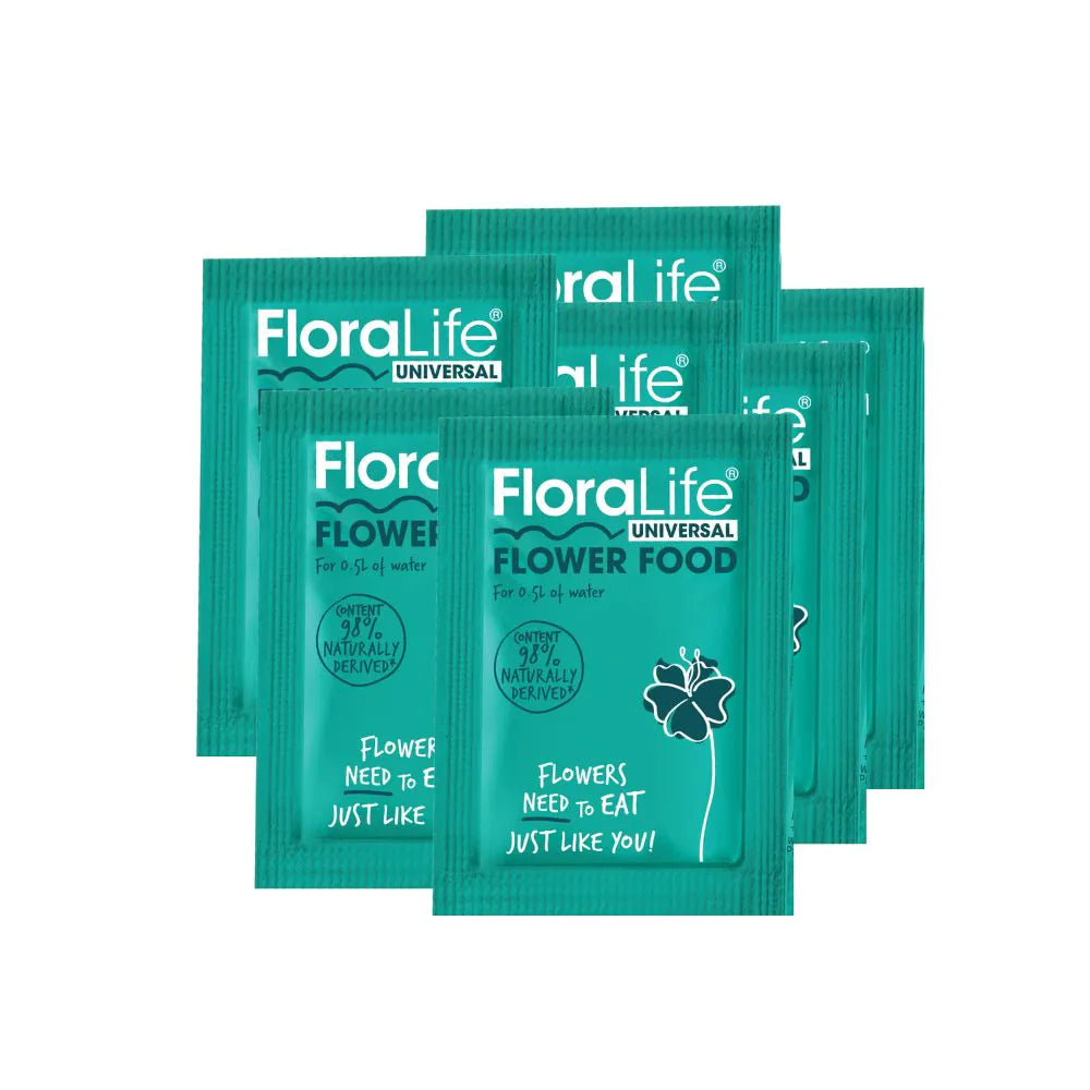 FloraLife® Flower Food Sachets (Retail Packed) | 10 x 5g Sachets
