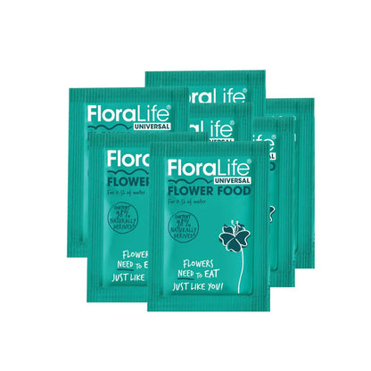 FloraLife® Flower Food Sachets (Retail Packed) | 10 x 5g Sachets