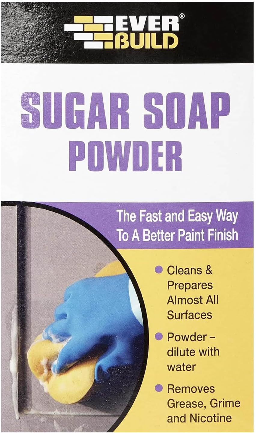 Everbuild Sugar Soap Powder – Cleans Grease, Grime and Nicotine Stains – 430g