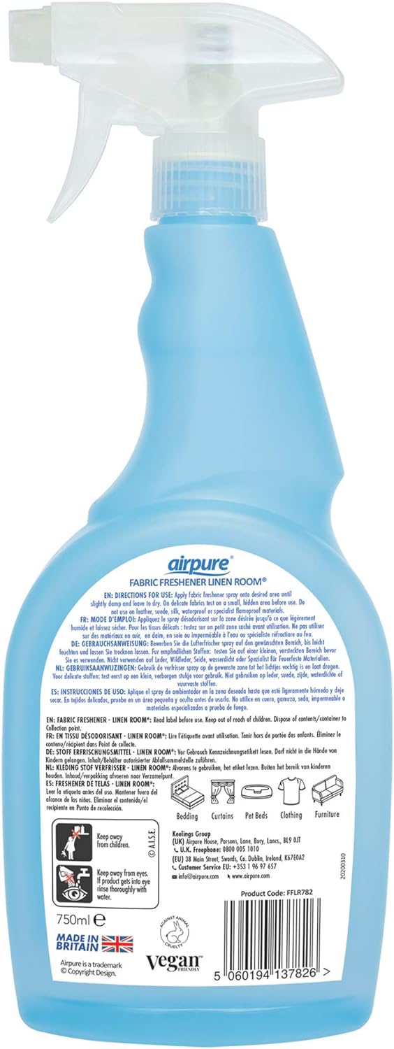 Airpure Fabric Freshener Linen Room 750ml