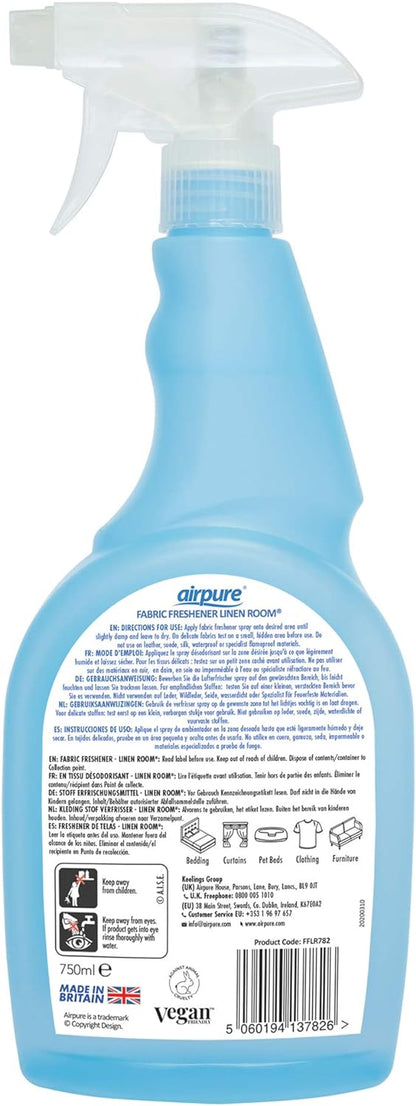 Airpure Fabric Freshener Linen Room 750ml