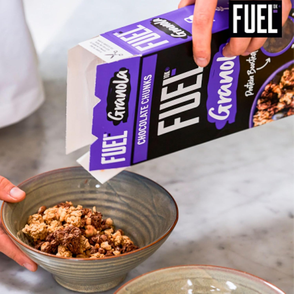 FUEL10K Protein Boosted Chocolate Chunky Granola | 1 x  650g Box