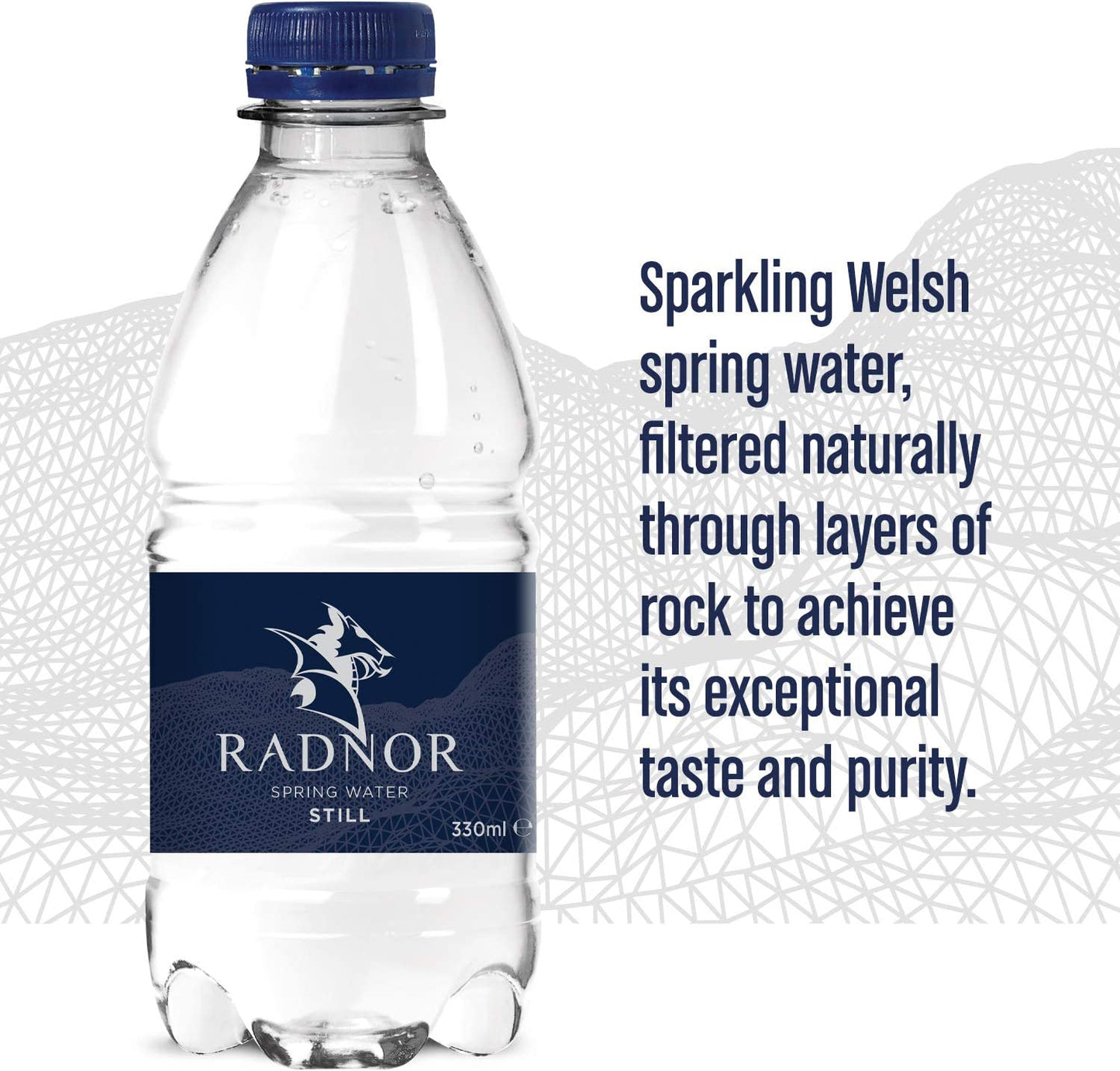 Radnor Hills Spring Still Water 24 x 330ml (Plastic Bottle)