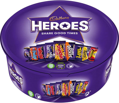 Cadbury Dairy Milk Heroes Tub, 550g