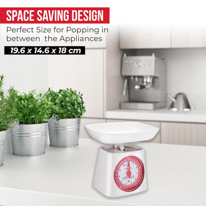 Casa&amp;Casa Mechanical Kitchen Scales, Professional Food Weighing Scale with Classic Analog Display.