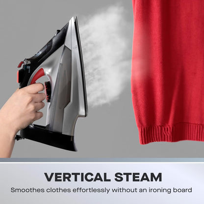Daewoo Glide Steam Iron |  The Power Glide | 3000w | Black and Grey