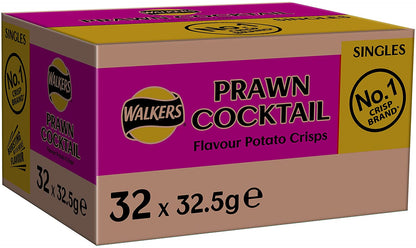 Walkers Prawn Cocktail Crisps Pack 32's