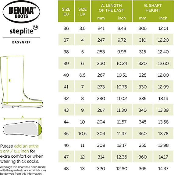 Bekina Easygrip Full Safety Boot White  {All Sizes} - UK BUSINESS SUPPLIES