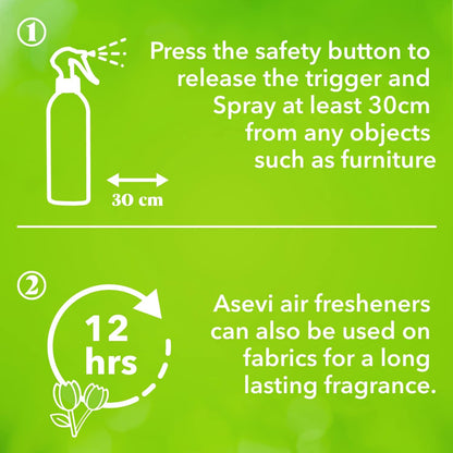 Asevi SPANISH Spring Fresh Concentrated Air Freshener & Fabric Booster 400ml