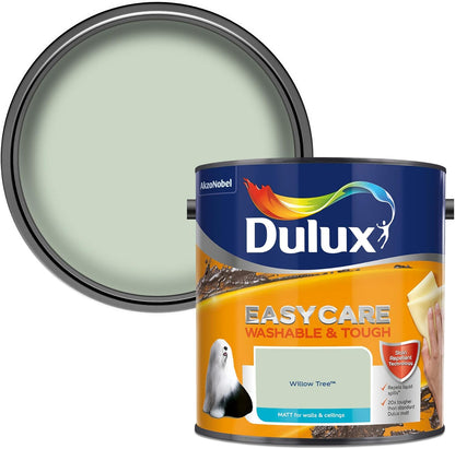 Dulux EasyCare Matt Emulsion Paint For Walls And Ceilings - Willow Tree 2.5L